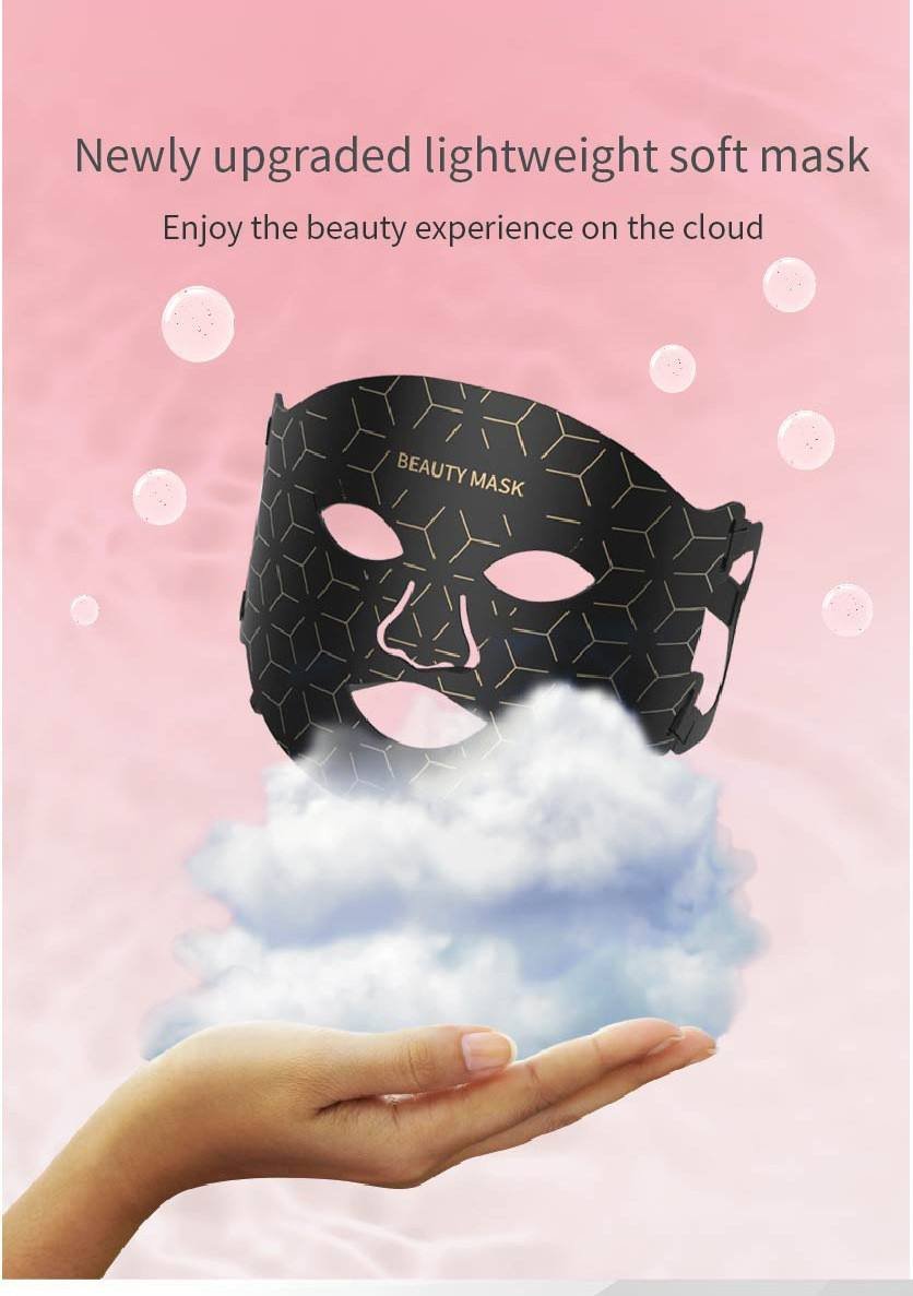 OEM LED Face Neck Mask Red Light Photon Therapy Infrared Skin Rejuvenation Anti-Aging - Image 4