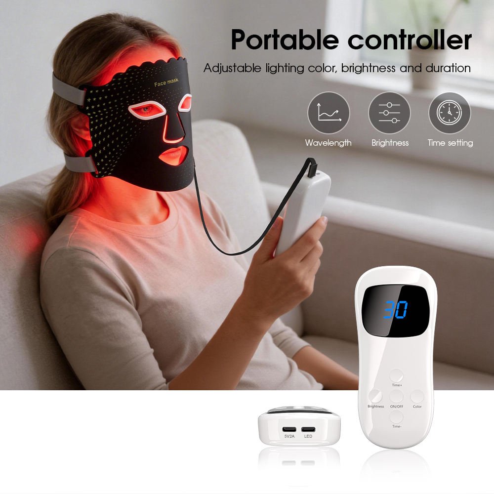OEM ODM 7 Color LED Face Mask Light Beauty Device Facial Skin Care Equipment - Image 2