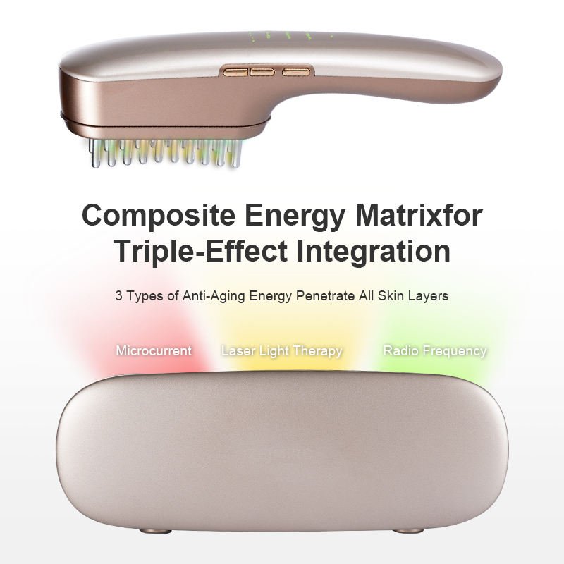 Hand Held Microcurrent Anti Aging Face Lift Device 540nm Green Light for Scalp Oil Control 660nm Red Light for Collagen Boost EU - Image 5