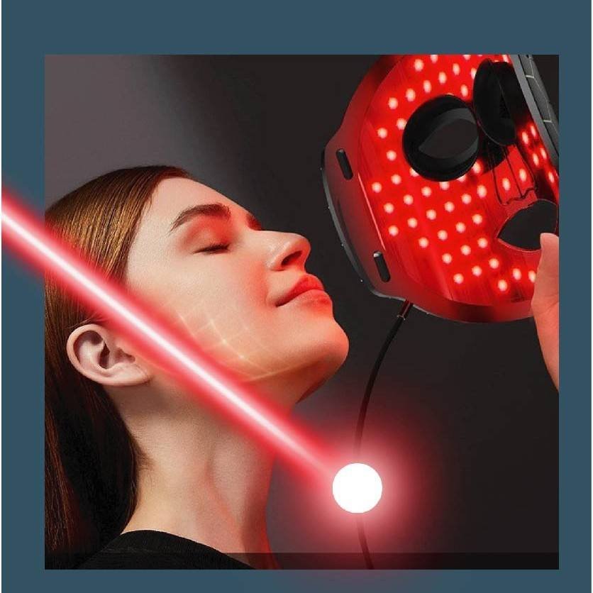 OEM LED Face Neck Mask Red Light Photon Therapy Infrared Skin Rejuvenation Anti-Aging - Image 2