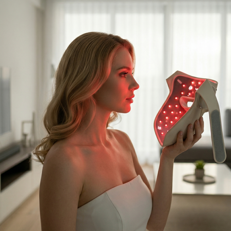 Red Light Therapy Mask Soft Liquid Silicone 30mW/cm Photon Therapy - Image 2