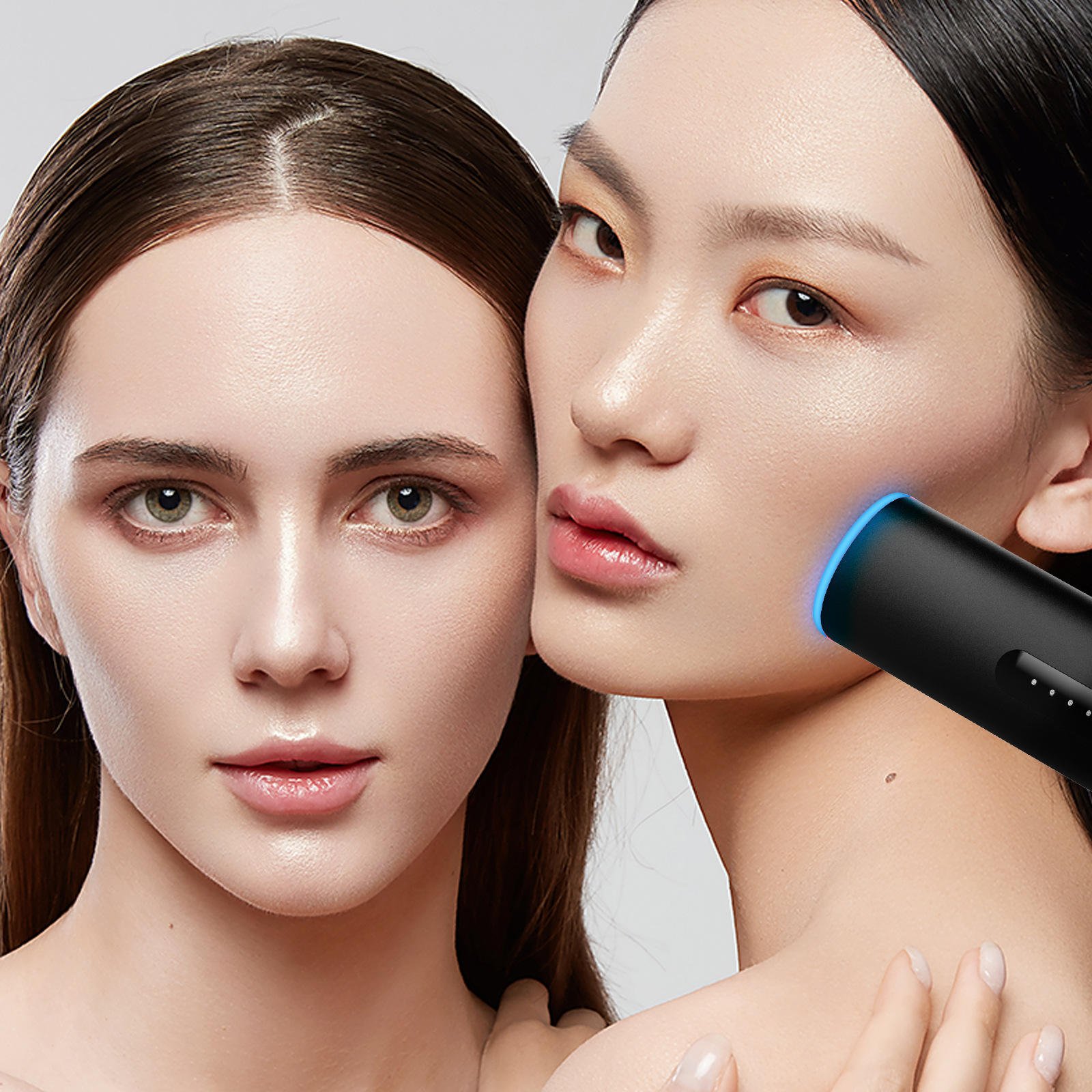 Dual Wavelength LED & Laser Facial Pen, 620nm Red & 470nm Blue Light Therapy Device for Anti-Aging - Image 2