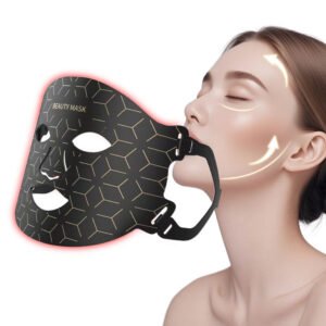 OEM LED Face Neck Mask Red Light Photon Therapy Infrared Skin Rejuvenation Anti-Aging