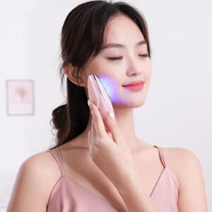 Anti Acne Red Light Rejuvenation 2 in 1 Silicon Waterproof Cleansing Brush Led