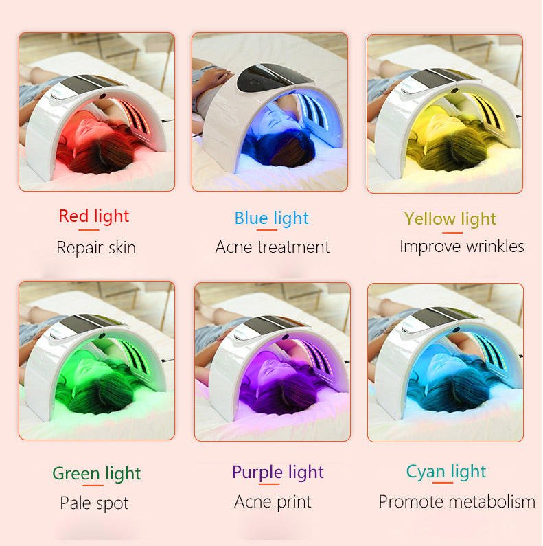 LED Light Therapy Machine with Skin Analyzer for Acne Treatment Anti-aging & Wrinkle Removal - Image 6